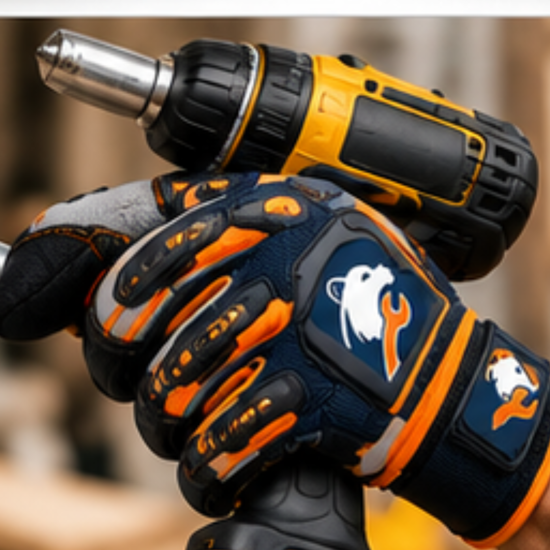 Bearwood Tools Work Gloves – Protective Grip Gloves for DIY