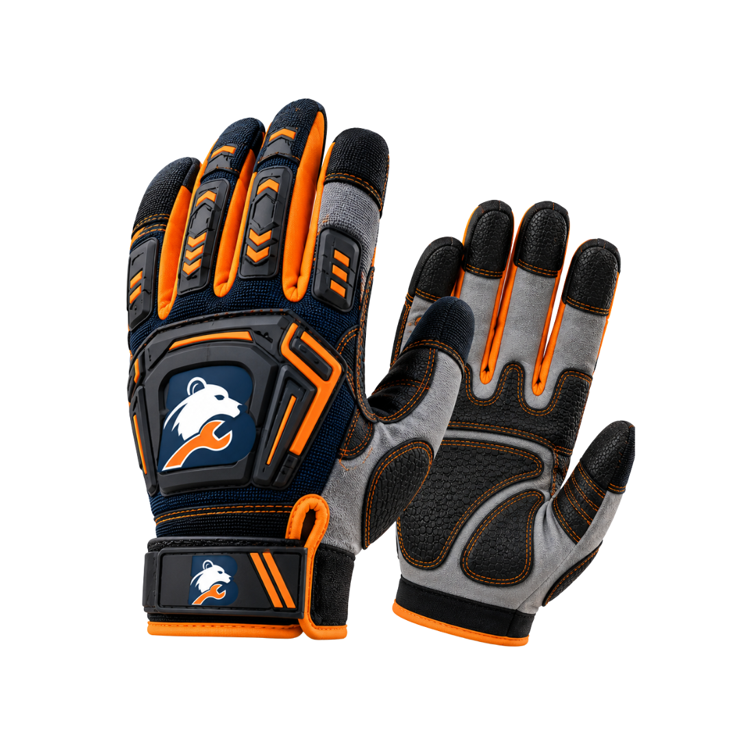 Bearwood Tools Work Gloves – Protective Grip Gloves for DIY